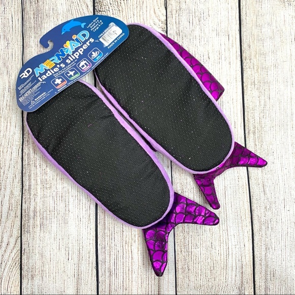 RD Purple Mermaid Slippers - Picture 5 of 6
